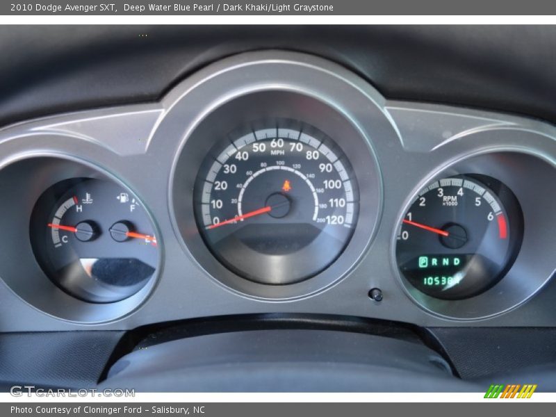 Deep Water Blue Pearl / Dark Khaki/Light Graystone 2010 Dodge Avenger SXT