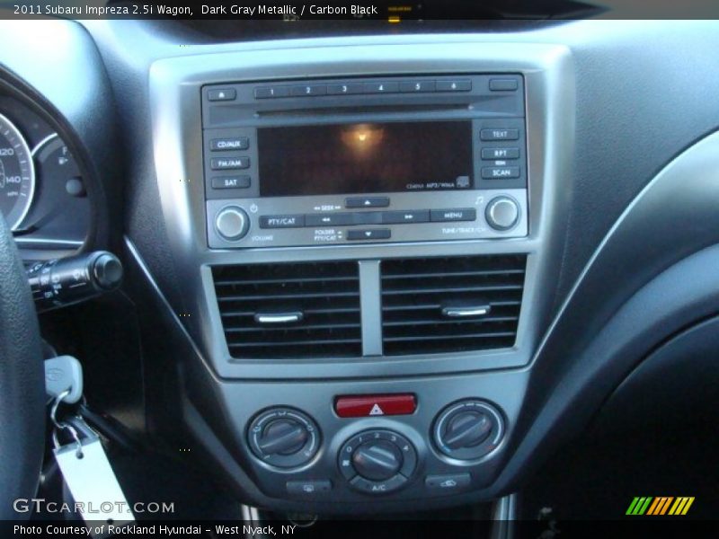 Dark Gray Metallic / Carbon Black 2011 Subaru Impreza 2.5i Wagon