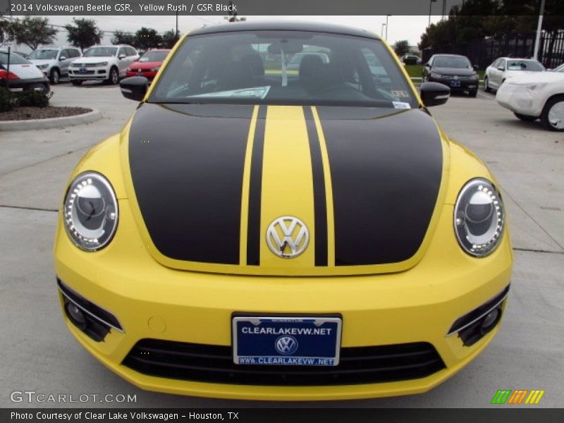 Yellow Rush / GSR Black 2014 Volkswagen Beetle GSR