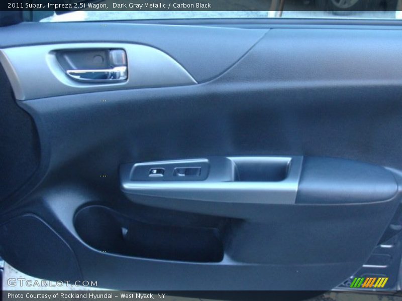 Dark Gray Metallic / Carbon Black 2011 Subaru Impreza 2.5i Wagon
