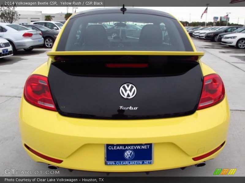 Yellow Rush / GSR Black 2014 Volkswagen Beetle GSR