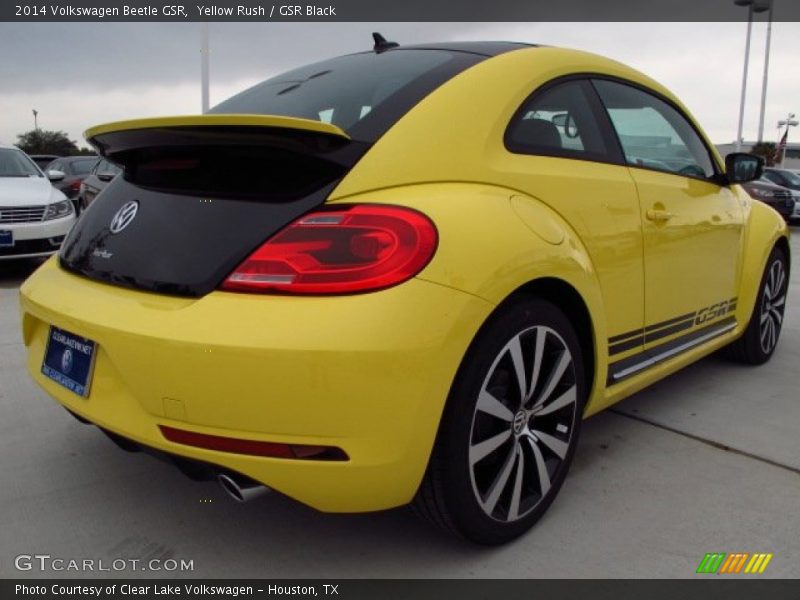 Yellow Rush / GSR Black 2014 Volkswagen Beetle GSR