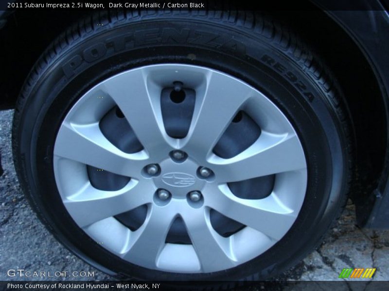 Dark Gray Metallic / Carbon Black 2011 Subaru Impreza 2.5i Wagon