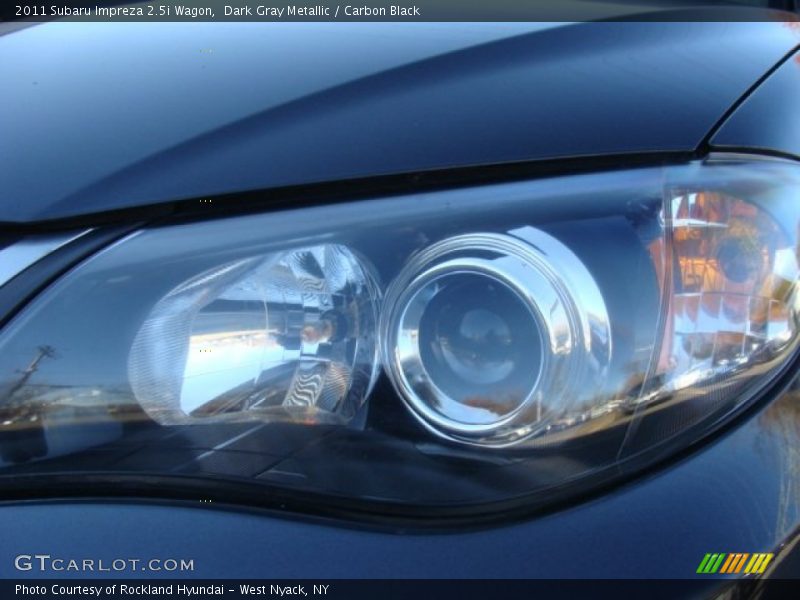 Dark Gray Metallic / Carbon Black 2011 Subaru Impreza 2.5i Wagon