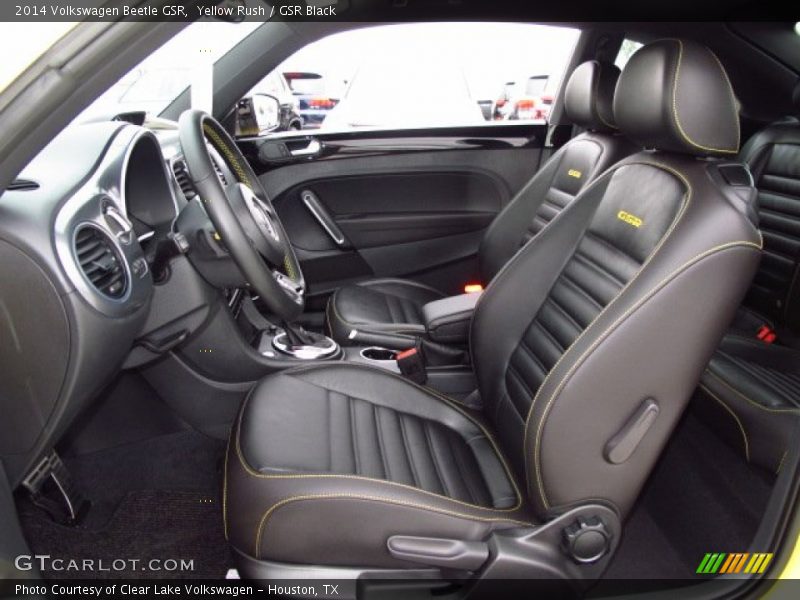 Front Seat of 2014 Beetle GSR