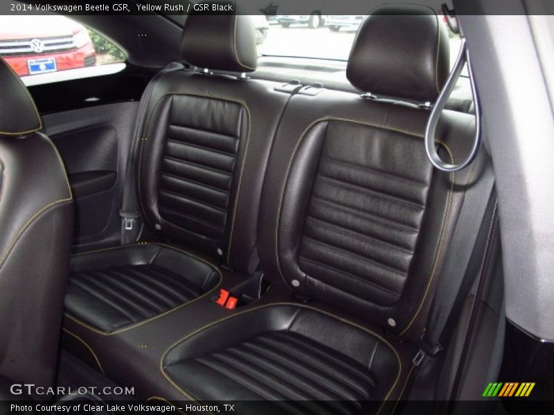 Rear Seat of 2014 Beetle GSR