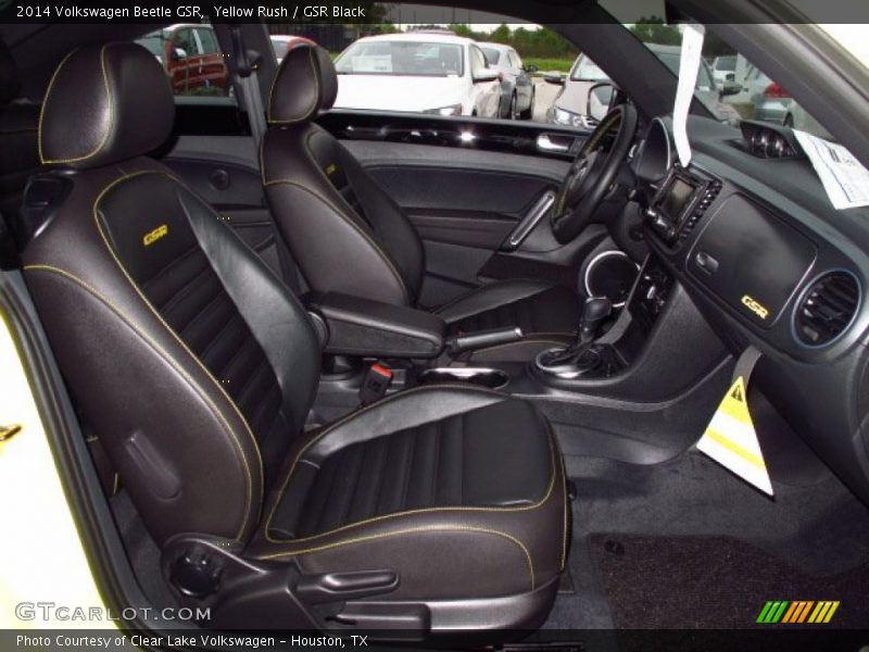 Front Seat of 2014 Beetle GSR