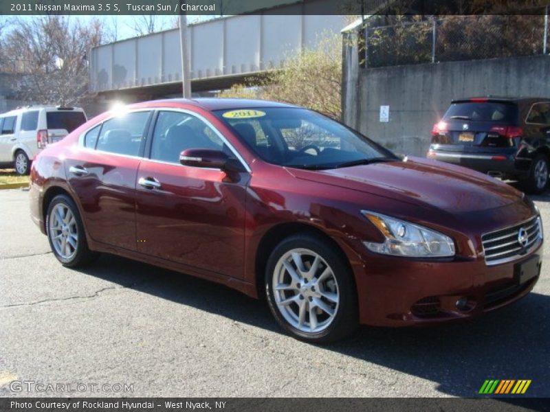 Tuscan Sun / Charcoal 2011 Nissan Maxima 3.5 S