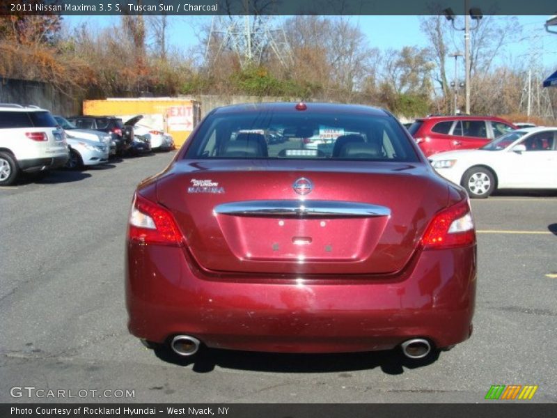 Tuscan Sun / Charcoal 2011 Nissan Maxima 3.5 S