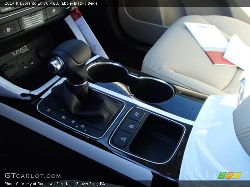 Ebony Black / Beige 2014 Kia Sorento EX V6 AWD
