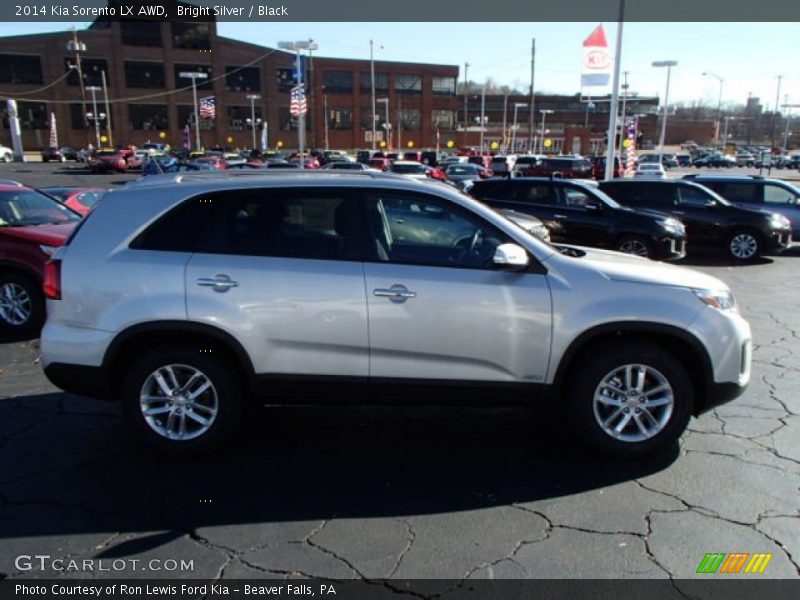 Bright Silver / Black 2014 Kia Sorento LX AWD