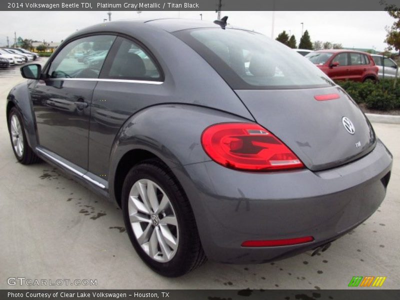 Platinum Gray Metallic / Titan Black 2014 Volkswagen Beetle TDI