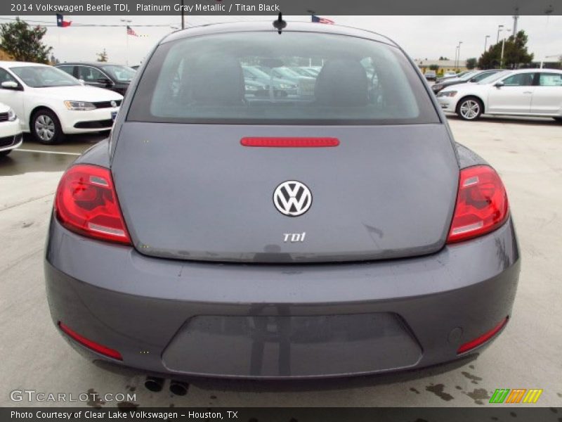 Platinum Gray Metallic / Titan Black 2014 Volkswagen Beetle TDI