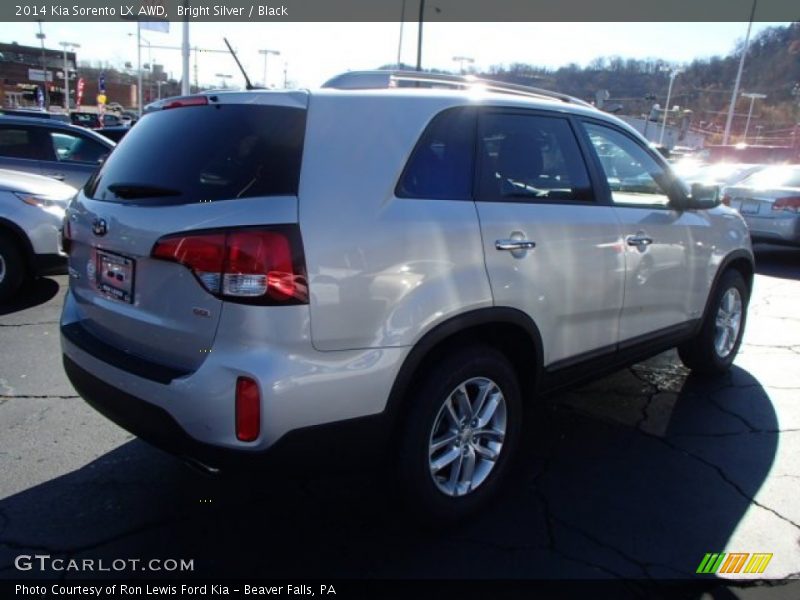 Bright Silver / Black 2014 Kia Sorento LX AWD