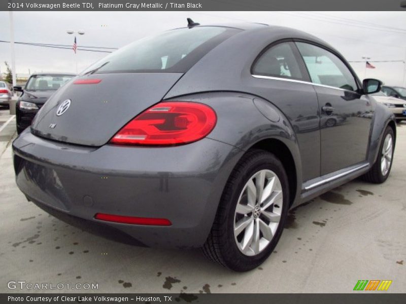 Platinum Gray Metallic / Titan Black 2014 Volkswagen Beetle TDI