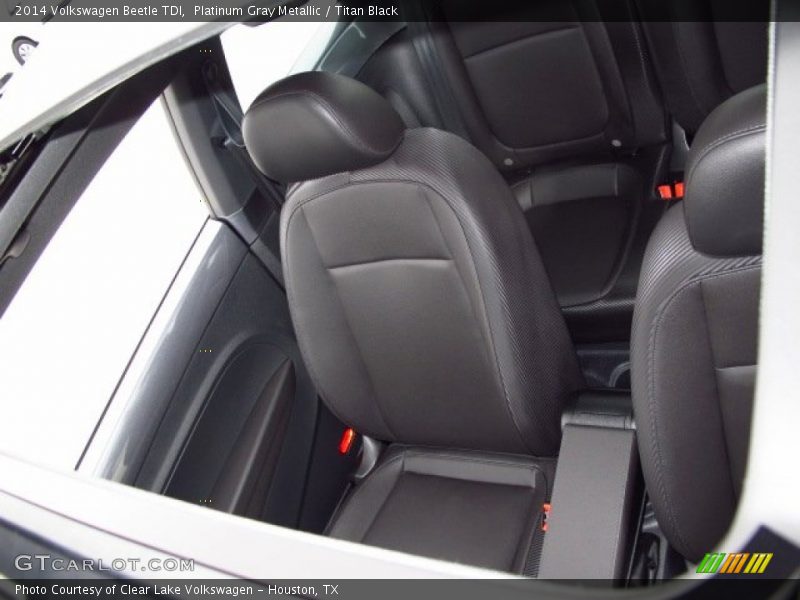 Platinum Gray Metallic / Titan Black 2014 Volkswagen Beetle TDI