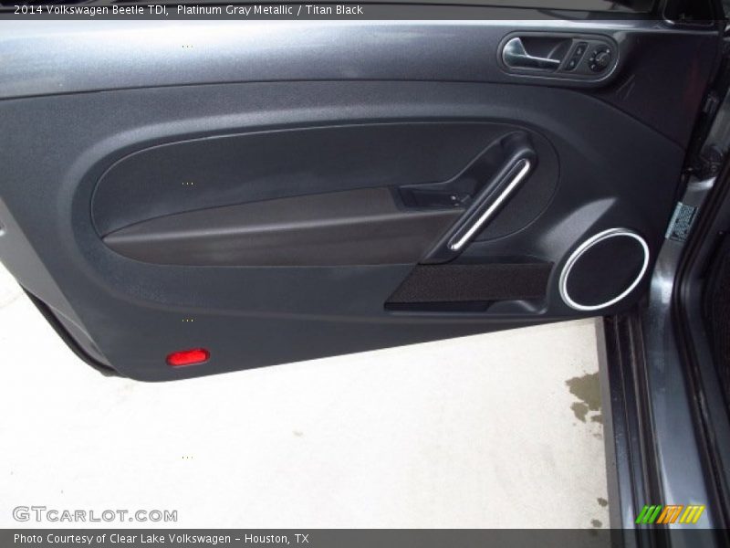 Platinum Gray Metallic / Titan Black 2014 Volkswagen Beetle TDI