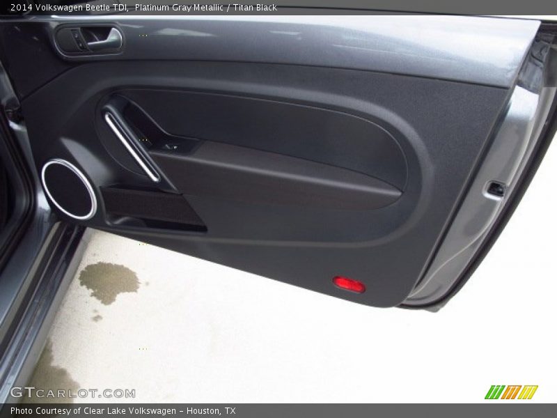 Platinum Gray Metallic / Titan Black 2014 Volkswagen Beetle TDI