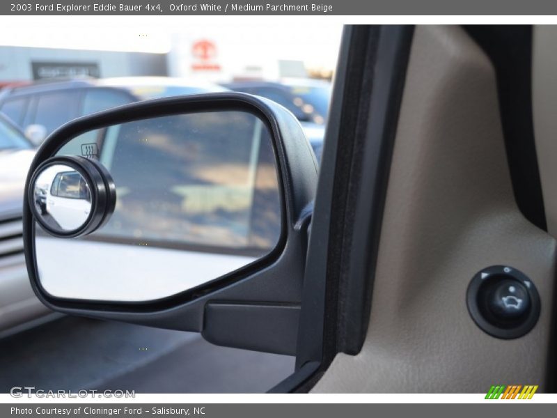 Oxford White / Medium Parchment Beige 2003 Ford Explorer Eddie Bauer 4x4