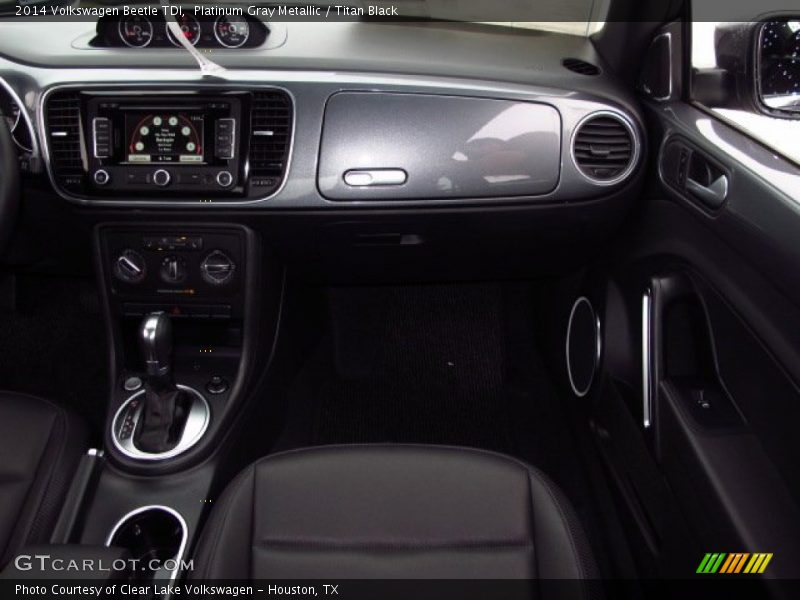 Platinum Gray Metallic / Titan Black 2014 Volkswagen Beetle TDI