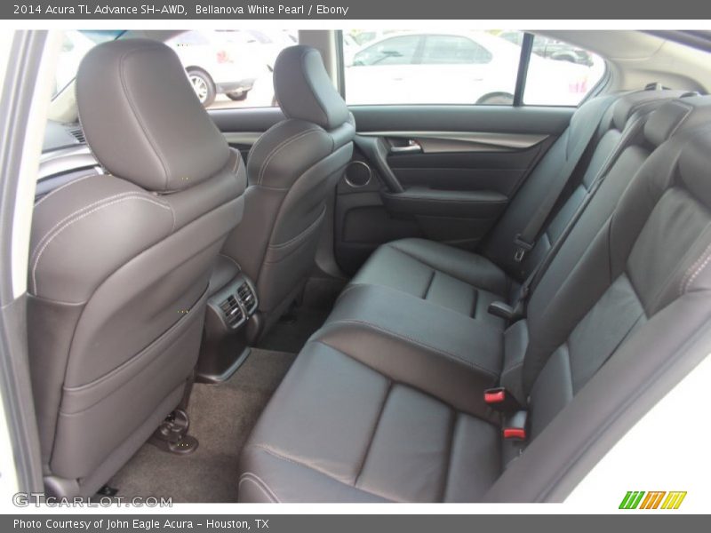 Rear Seat of 2014 TL Advance SH-AWD