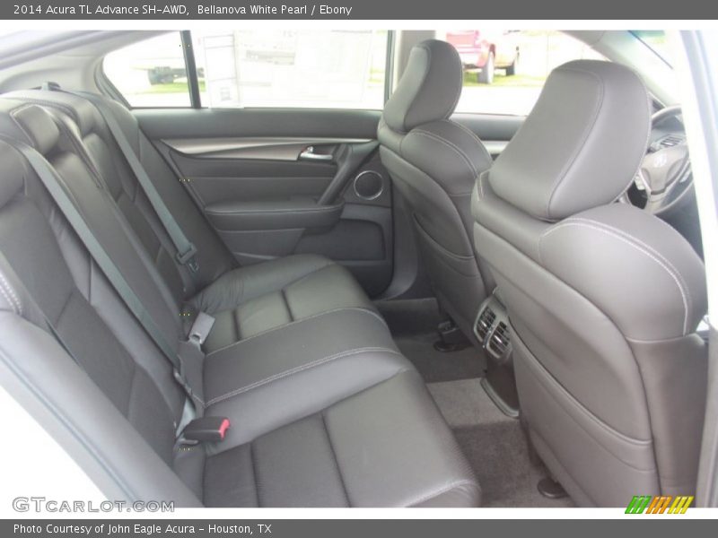 Bellanova White Pearl / Ebony 2014 Acura TL Advance SH-AWD