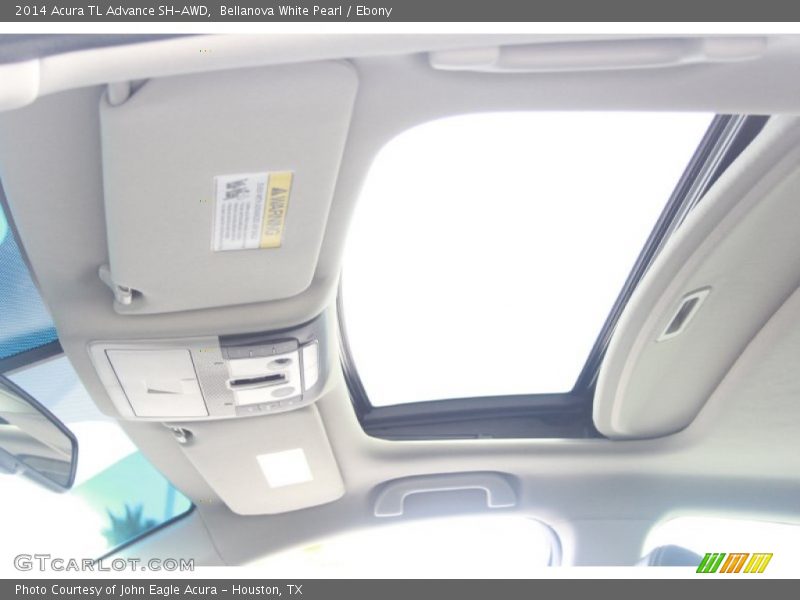 Bellanova White Pearl / Ebony 2014 Acura TL Advance SH-AWD