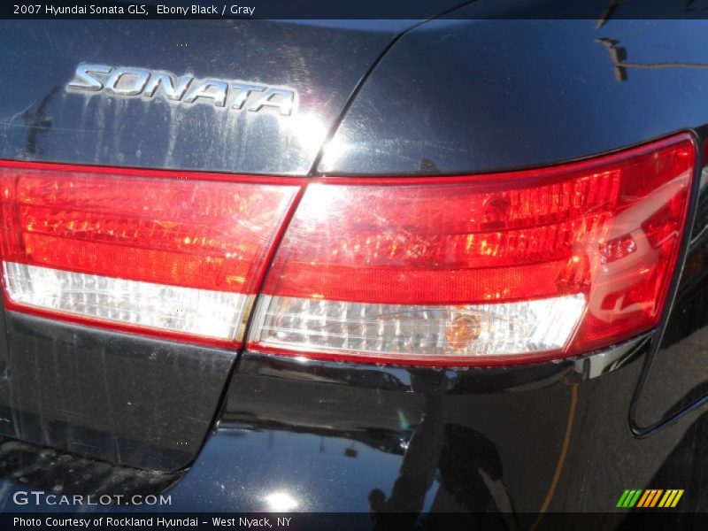 Ebony Black / Gray 2007 Hyundai Sonata GLS