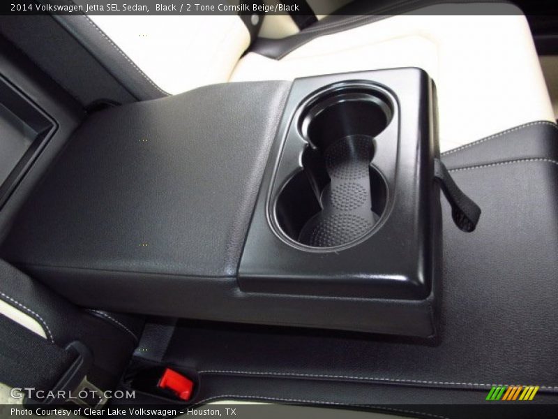 Black / 2 Tone Cornsilk Beige/Black 2014 Volkswagen Jetta SEL Sedan