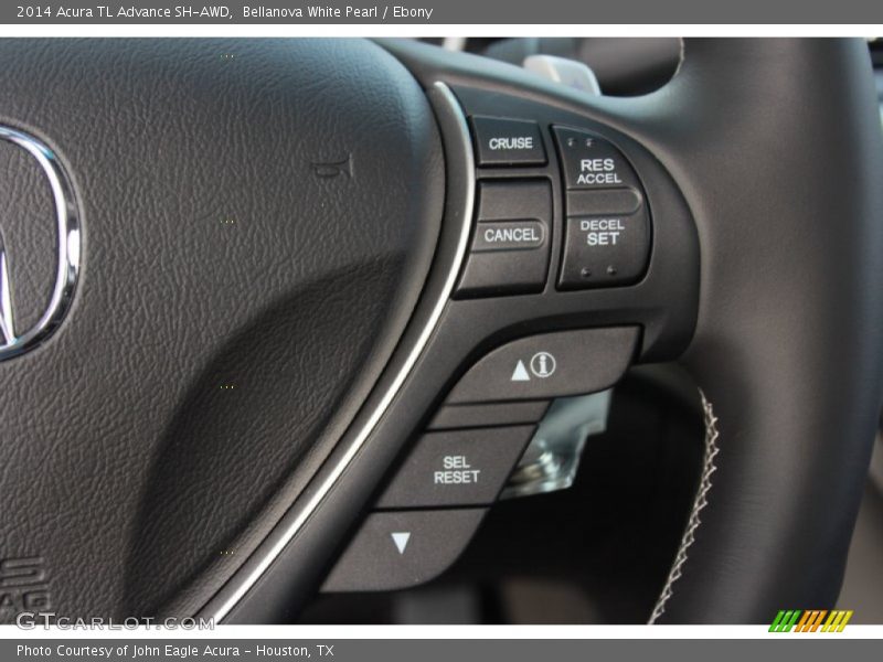 Controls of 2014 TL Advance SH-AWD