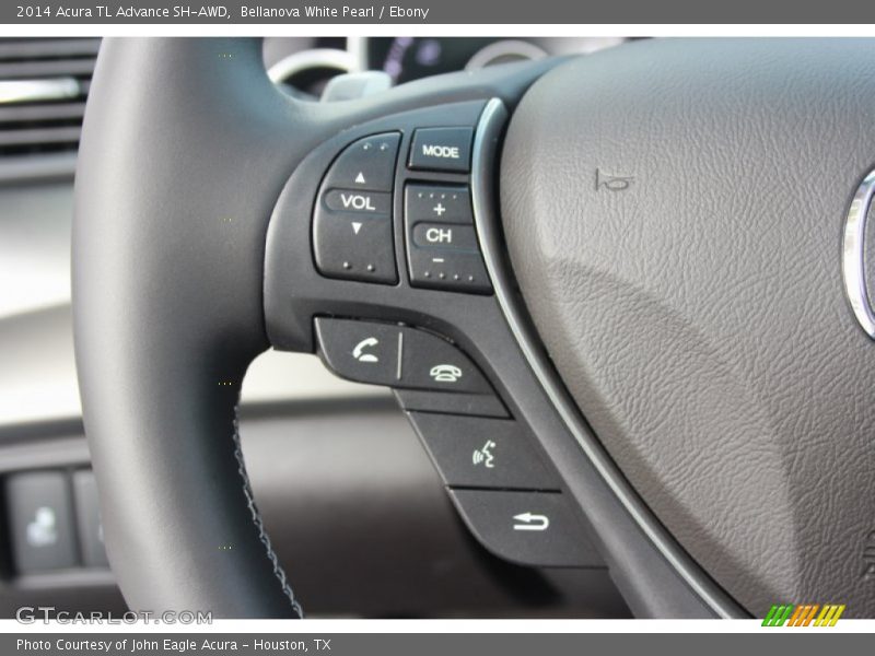 Controls of 2014 TL Advance SH-AWD