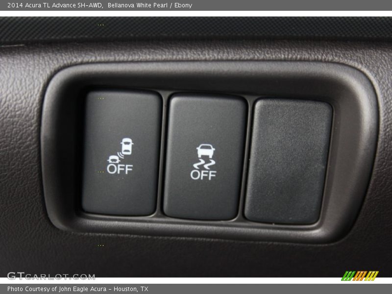 Bellanova White Pearl / Ebony 2014 Acura TL Advance SH-AWD