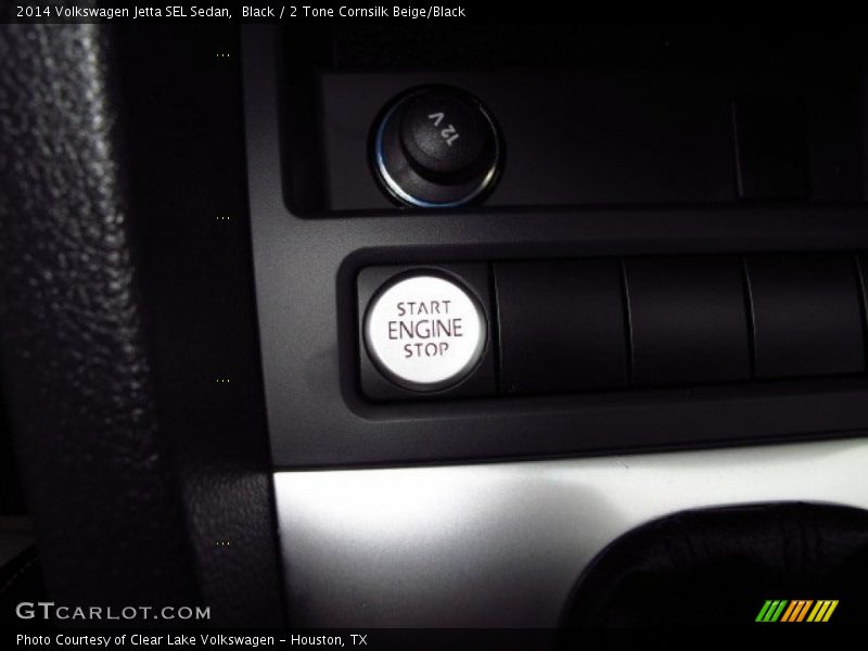 Black / 2 Tone Cornsilk Beige/Black 2014 Volkswagen Jetta SEL Sedan