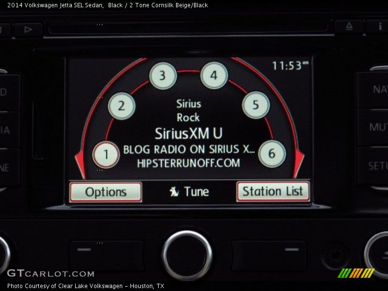 Black / 2 Tone Cornsilk Beige/Black 2014 Volkswagen Jetta SEL Sedan