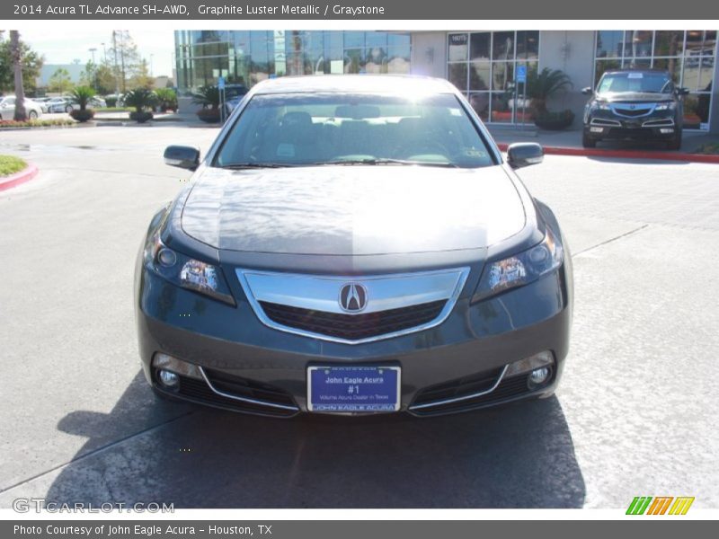 Graphite Luster Metallic / Graystone 2014 Acura TL Advance SH-AWD