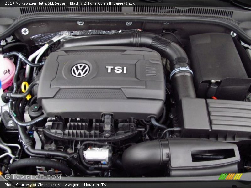 Black / 2 Tone Cornsilk Beige/Black 2014 Volkswagen Jetta SEL Sedan