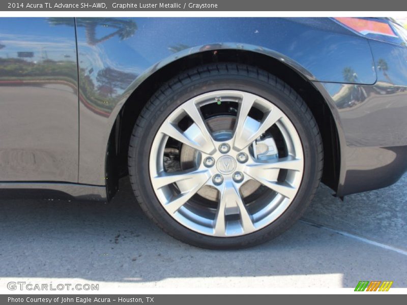 Graphite Luster Metallic / Graystone 2014 Acura TL Advance SH-AWD