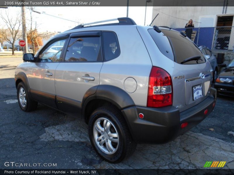 Sahara Silver / Gray 2006 Hyundai Tucson GLS V6 4x4
