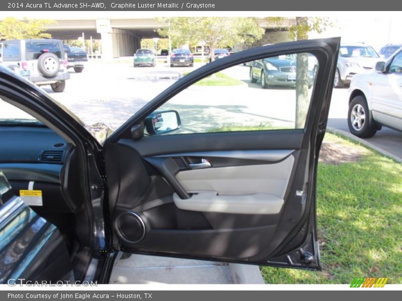 Graphite Luster Metallic / Graystone 2014 Acura TL Advance SH-AWD