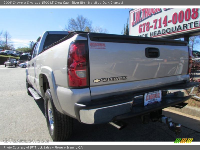 Silver Birch Metallic / Dark Charcoal 2006 Chevrolet Silverado 1500 LT Crew Cab