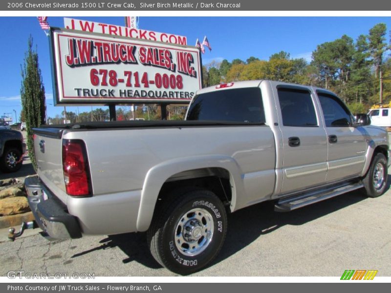 Silver Birch Metallic / Dark Charcoal 2006 Chevrolet Silverado 1500 LT Crew Cab