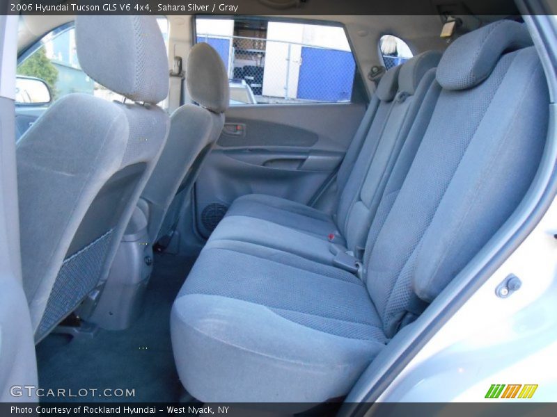 Sahara Silver / Gray 2006 Hyundai Tucson GLS V6 4x4