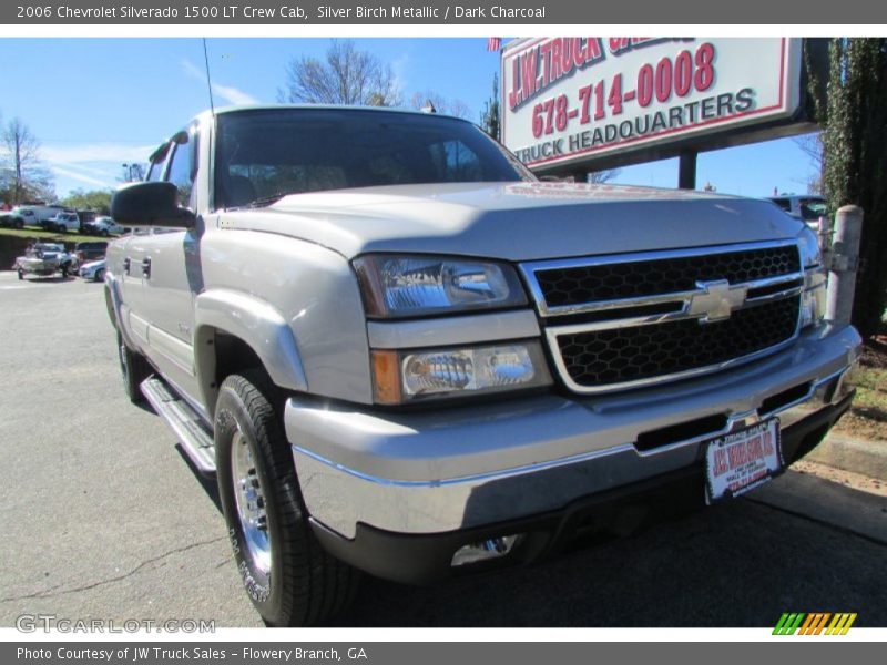 Silver Birch Metallic / Dark Charcoal 2006 Chevrolet Silverado 1500 LT Crew Cab