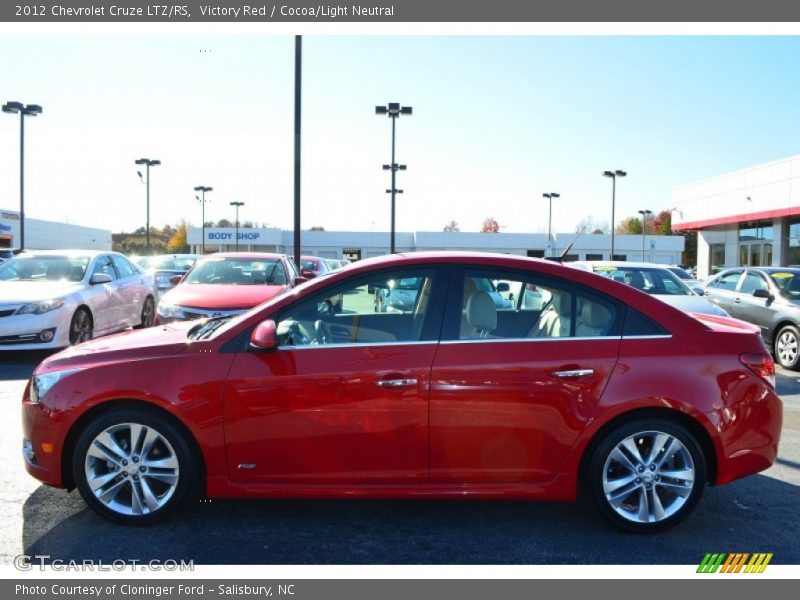 Victory Red / Cocoa/Light Neutral 2012 Chevrolet Cruze LTZ/RS