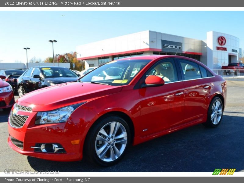 Victory Red / Cocoa/Light Neutral 2012 Chevrolet Cruze LTZ/RS