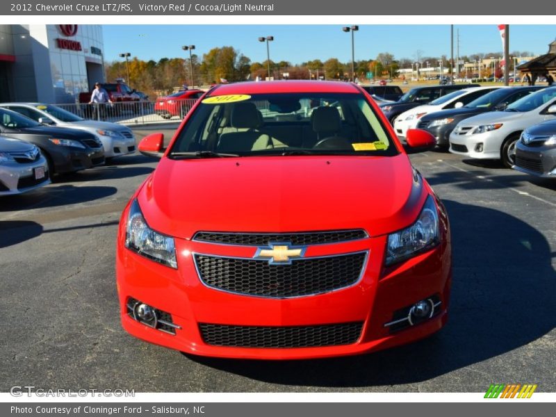 Victory Red / Cocoa/Light Neutral 2012 Chevrolet Cruze LTZ/RS