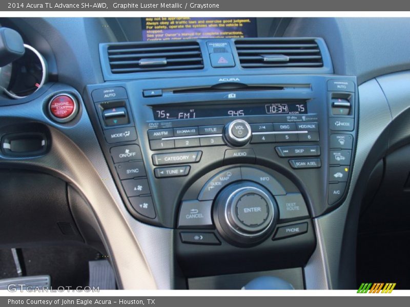 Graphite Luster Metallic / Graystone 2014 Acura TL Advance SH-AWD
