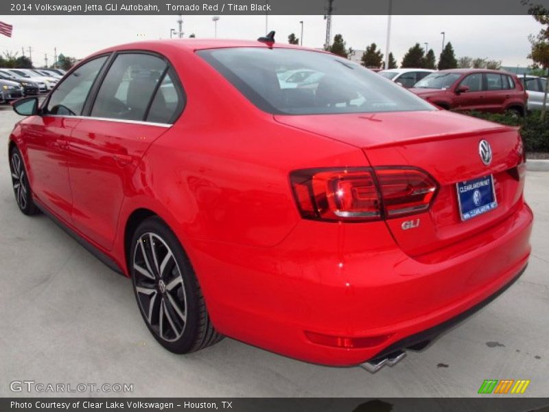 Tornado Red / Titan Black 2014 Volkswagen Jetta GLI Autobahn