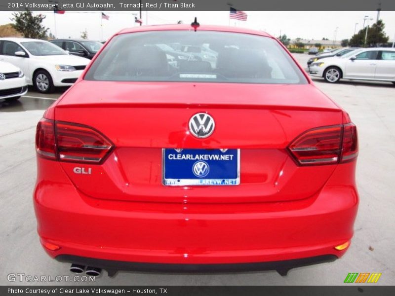 Tornado Red / Titan Black 2014 Volkswagen Jetta GLI Autobahn