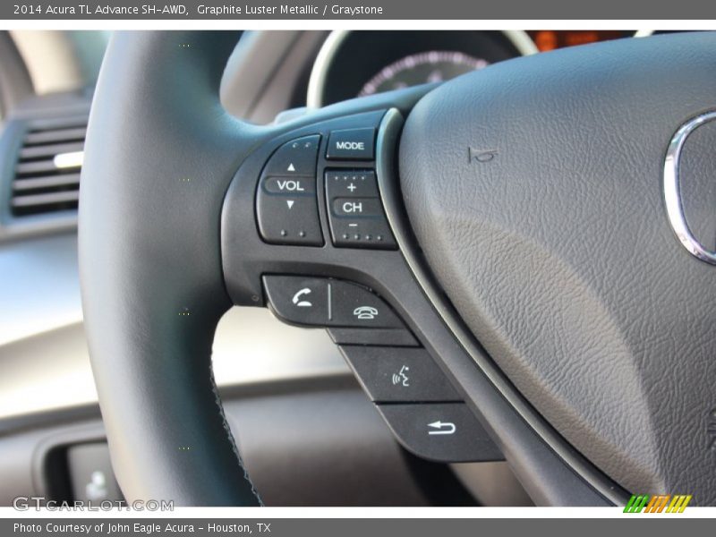Graphite Luster Metallic / Graystone 2014 Acura TL Advance SH-AWD